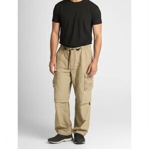 American Eagle Cargo Pants Mens 38x32 Tan Baggy Straight 90s Y2K Skater